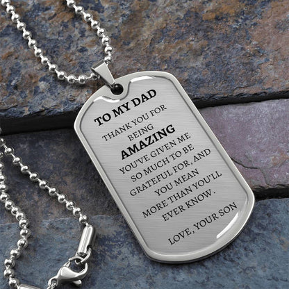 Dog Tag - To My Amazing Dd