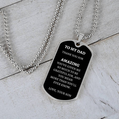 Dog Tag -  I'm So Grateful