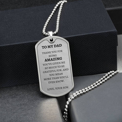 Dog Tag - To My Amazing Dd