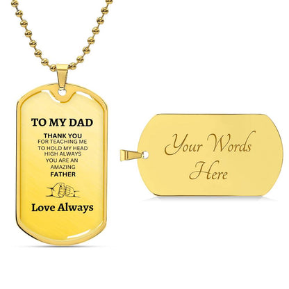 Dog Tag - You Are An Amazing Father