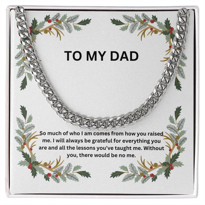 TO MY DAD - WITHOUT YOU THERE WOULD BE NO ME