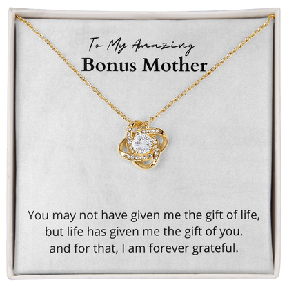 Beautiful Love Knot Necklace For Mother | Trios Gifts