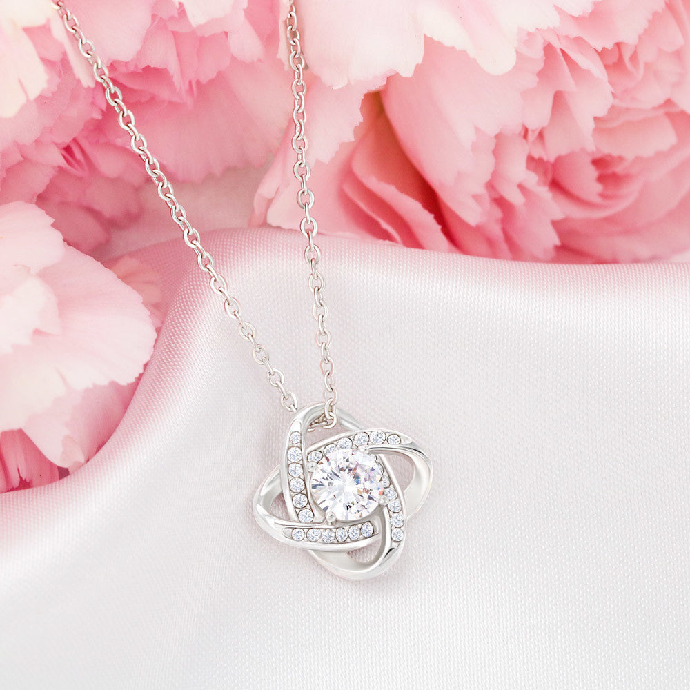 Love Knot Necklace-Beautiful Keepsake That She'll Cherish Forever