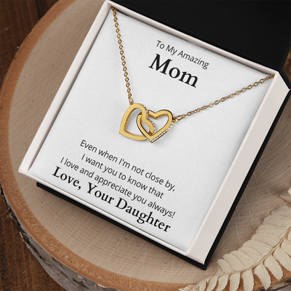 Interlocking Hearts necklace For Mom | Trios Gifts