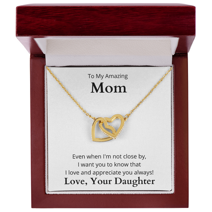 Interlocking Hearts necklace For Mom | Trios Gifts