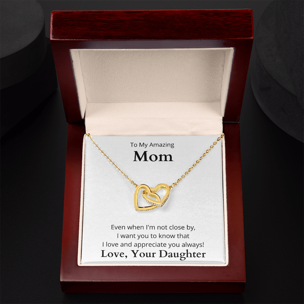 Interlocking Hearts necklace For Mom | Trios Gifts