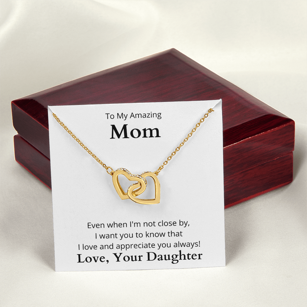 Interlocking Hearts necklace For Mom | Trios Gifts
