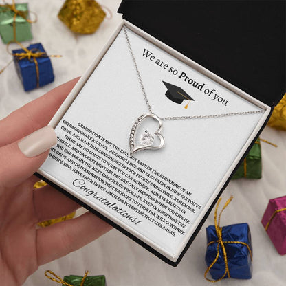 Forever Love Necklace- We Are So Proud Of You