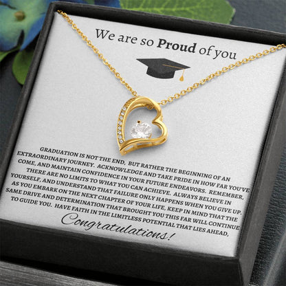 Forever Love Necklace- We Are So Proud Of You